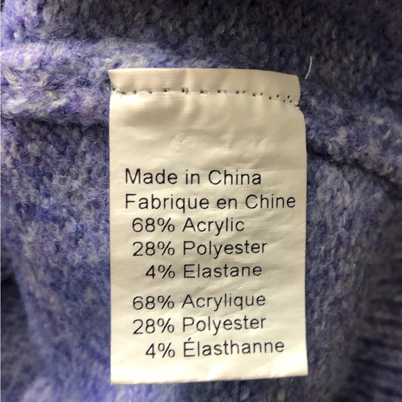 Lilac long sleeves sweater, size M - Picture 4 of 4